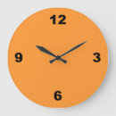 Buscar negro y naranja relojes de pared General y unisex