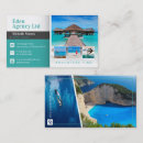 Buscar agencia del turismo tarjetas de visita Guía turística