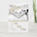 Buscar oro boda tarjetas Recién casados