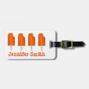 Buscar helado etiquetas para maletas Crema