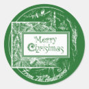 Buscar vintage christmas pegatinas Vacaciones