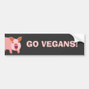 Buscar libere pegatinas parachoque Vegetariano