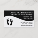 Buscar reflexologist tarjetas de visita Masaje
