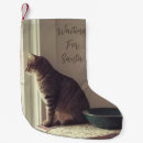 Buscar gato de santa calcetines navideños Tabby