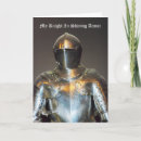 Buscar caballero en armadura brillante tarjetas Medieval