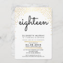 Buscar décimo octavo invitaciones de cumpleaños Elegante