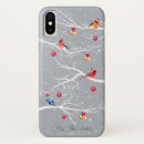 Buscar pájaro cardinal iphone fundas Nieve