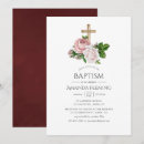 Buscar vintage invitaciones para bautizos Floral