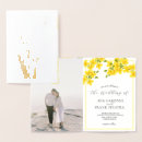 Buscar floral amarilla boda tarjetas Amarillo