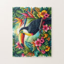 Buscar pájaros tropicales puzzles Colorido