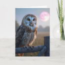 Buscar búho rosado tarjetas General y unisex