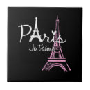 Buscar torre eiffel del vintage azulejos París