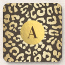 Buscar leopardo posavasos Elegante