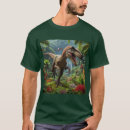 Buscar velociraptor camisetas Cazador