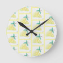 Buscar lemon relojes de pared Amarillo