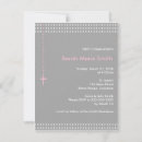 Buscar communion 11x14 invitaciones Rosa