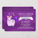 Buscar unicornio lindo invitaciones Caprichoso