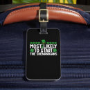 Buscar trébol etiquetas para maletas Día