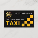 Buscar taxi amarillo tarjetas de visita Limo