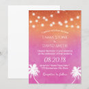 Buscar sunset wedding invitaciones Hawaiano