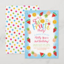 Buscar frutas invitaciones Fiesta de frutas