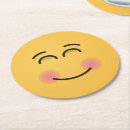 Buscar cara sonriente feliz posavasos 6 º cara
