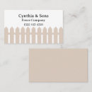 Buscar cercas madera de tarjetas de visita Valla