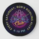 Buscar azul neón de relojes de pared Retro