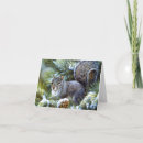 Buscar ardilla del invierno tarjetas Día de fiesta