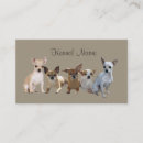 Buscar chihuahua tarjetas de visita Perrito