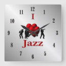 Buscar jazz music relojes de pared Músicos