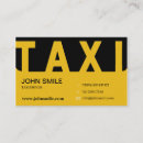 Buscar taxis tarjetas de visita Amarillo