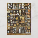 Buscar letra w postales Texto