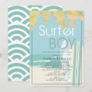 Buscar surfboard invitaciones Azul