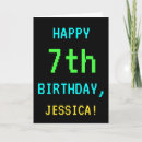 Buscar 7mo tarjetas de cumpleaños Séptimo