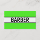 Buscar barbero tarjetas de visita Negrita