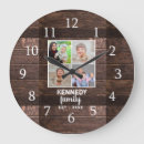 Buscar madera del granero relojes de pared Familia