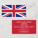 Buscar bandera inglaterra de tarjetas de visita Inglés