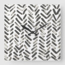 Buscar arte tribal relojes de pared Geométrica