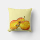 Buscar manzanas y peras cojines Amarillo