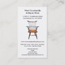 Buscar muebles antiguos tarjetas de visita Tienda antigua