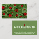 Buscar ladybugs tarjetas de visita Jardinería