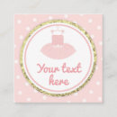 Buscar ballet tarjetas de visita Tutu