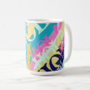 Buscar amarillo y verde tazas Multicolor