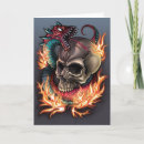 Buscar calavera tarjetas Motociclista