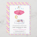 Buscar paraguas rosado invitaciones Moderno