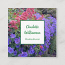 Buscar horticultura tarjetas de visita Flores