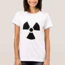 Buscar símbolo de la radiación camisetas Advertencia