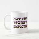 Buscar empleado del mes tazas Divertido