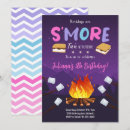 Buscar smores invitaciones Chica
